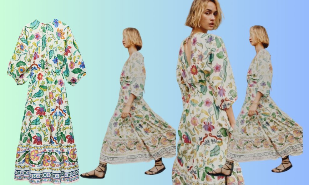 Boho haljina iz Zare