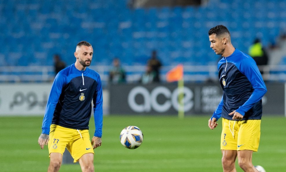 Marcelo Brozović i Cristiano Ronaldo
