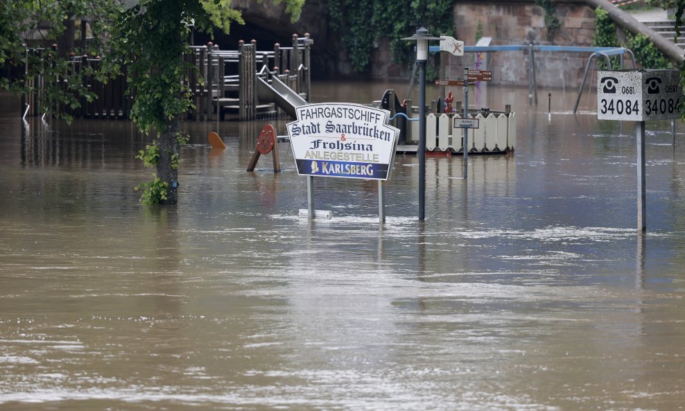 Poplave u Njemačkoj (ilustracija)