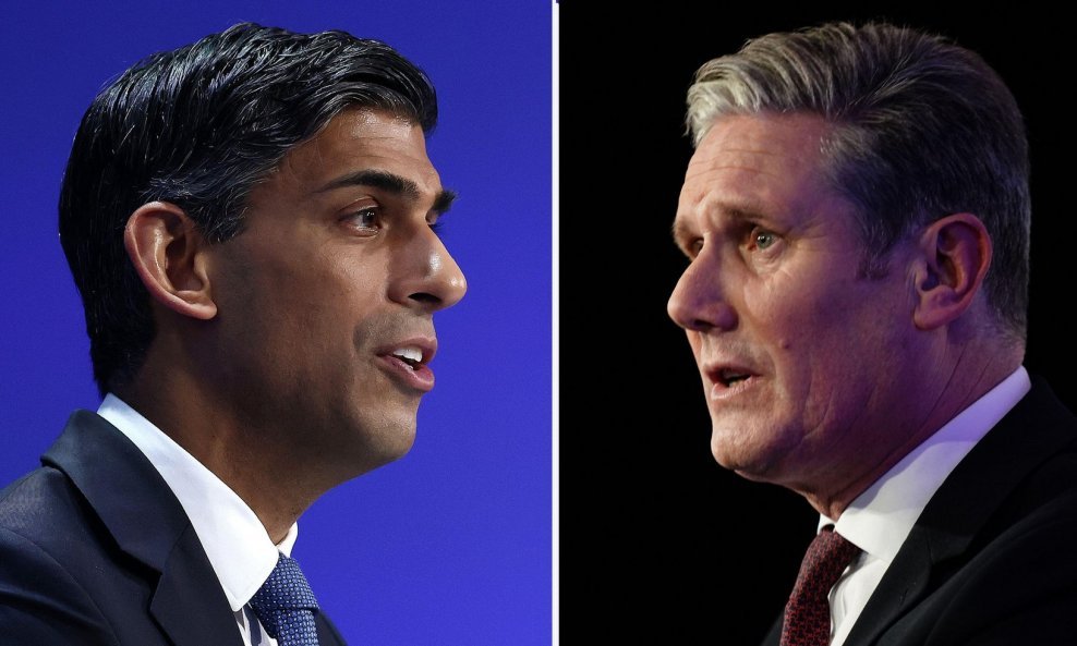 Rishi Sunak i Keir Starmer