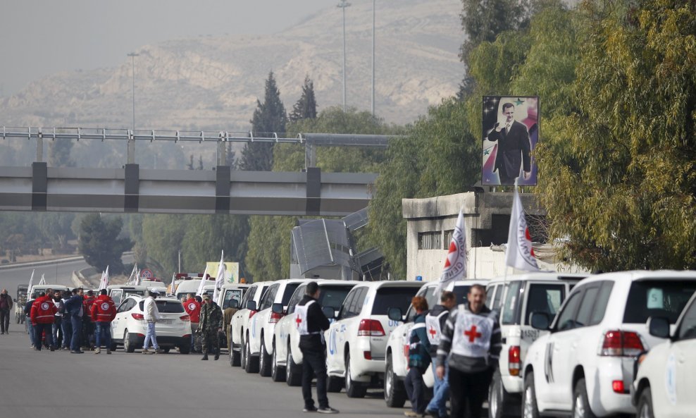 KONVOJ humanitarna pomoć za Siriju