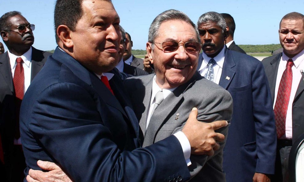 Hugo Chavez i Raul Castro