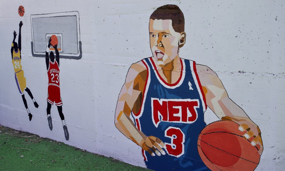 Dražen Petrović - mural u Splitu