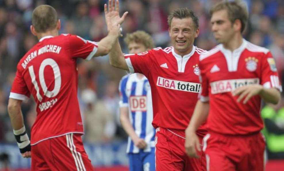 Ivica Olić, Bayern, Arjen Robben 2010