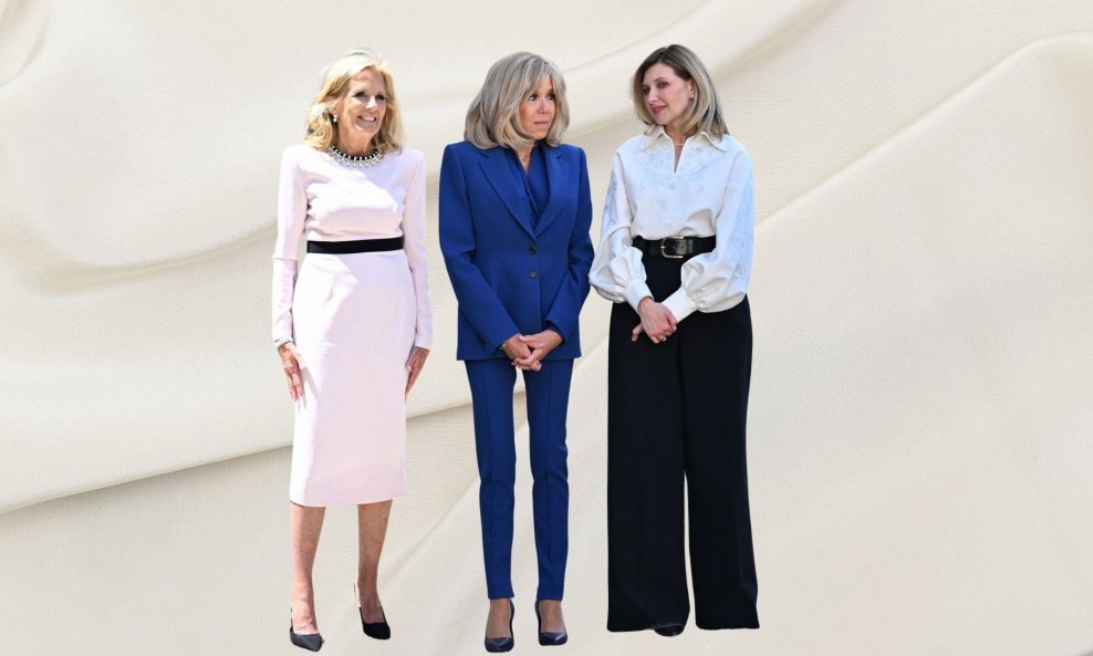 Jill Biden, Brigitte Macron, Olena Zelenska