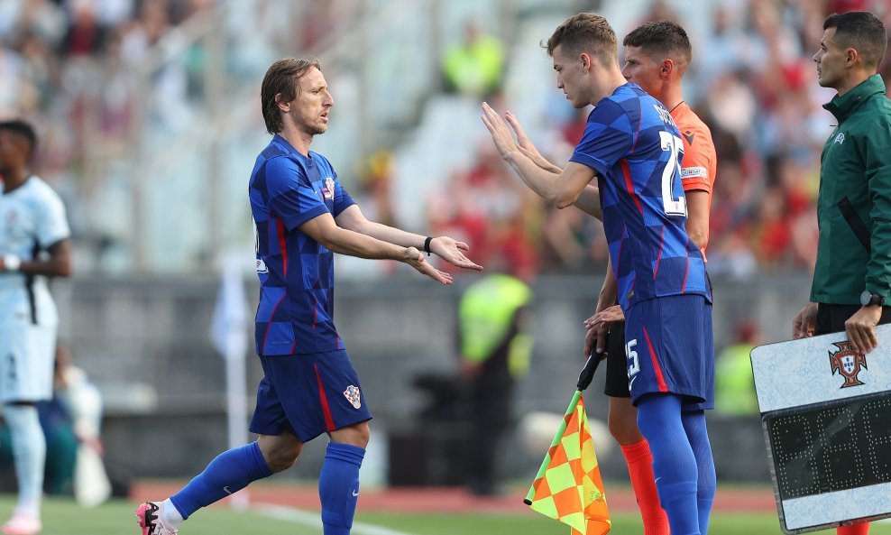 Luka Modrić i Luka Sučić