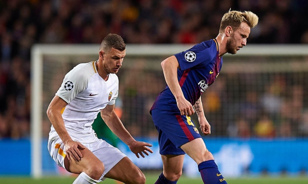 Edin Džeko i Ivan Rakitić