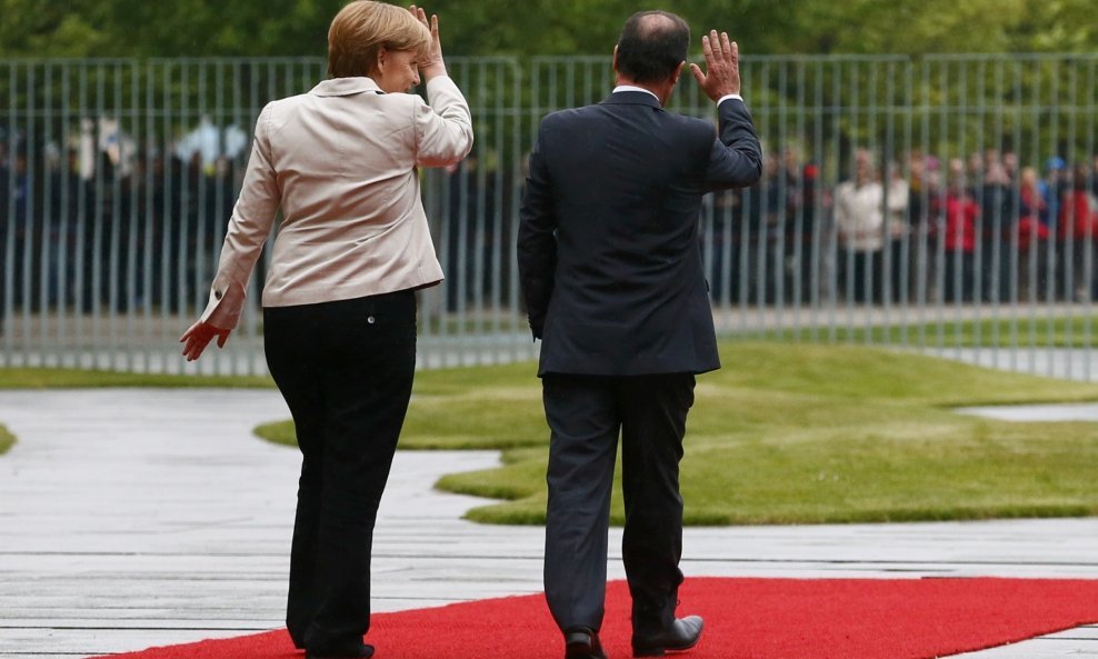 Anglela Merkel i Francois Hollande
