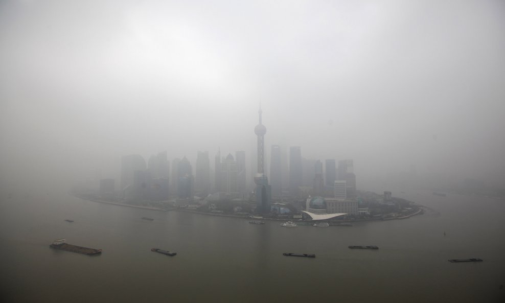 Šangaj zagađenje smog