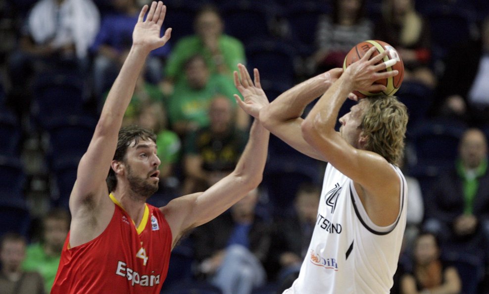 Dirk Nowitzki i Pau Gasol