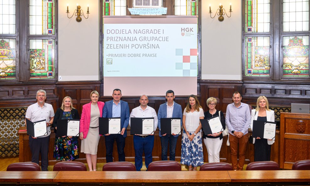 Dobitnici nagrada Grupacije održavanja zelenih površina HGK