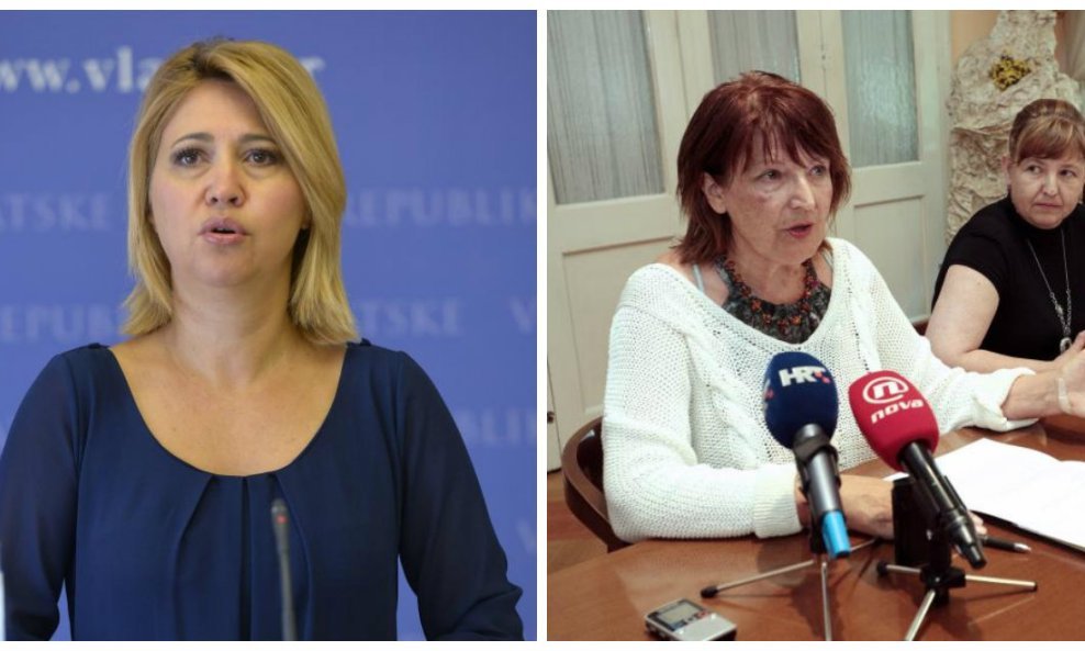 Milanka Opačić i Miriam Kervatin