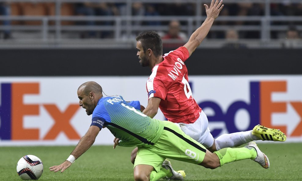 Detalj s utakmice Inter - Hapoel
