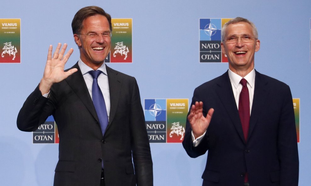 Mark Rutte i Jens Stoltenberg