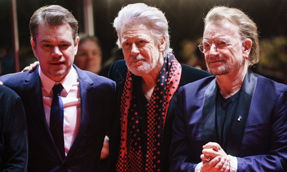 Matt Damon, The Edge i Bono na premijeri 'Kiss The Future' u Berlinu
