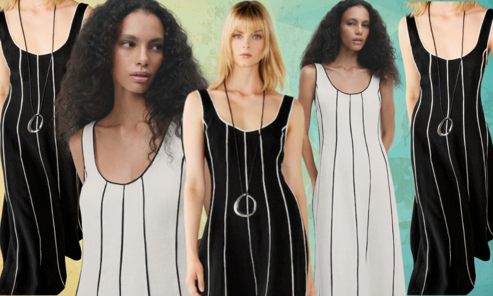 Haljina s prugicama - Massimo Dutti