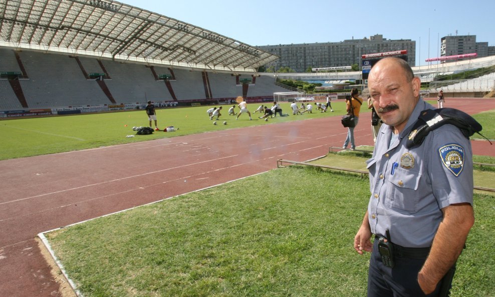 Policija, Poljud, Hajduk kolovoz 2009