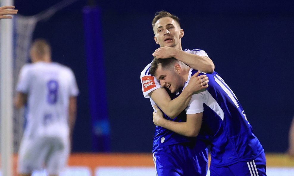 Marko Rog i suigrač Martin Baturina
