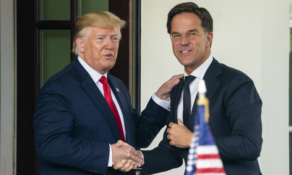 Donald Trump i novi glavni tajnik NATO-a  Mark Rutte
