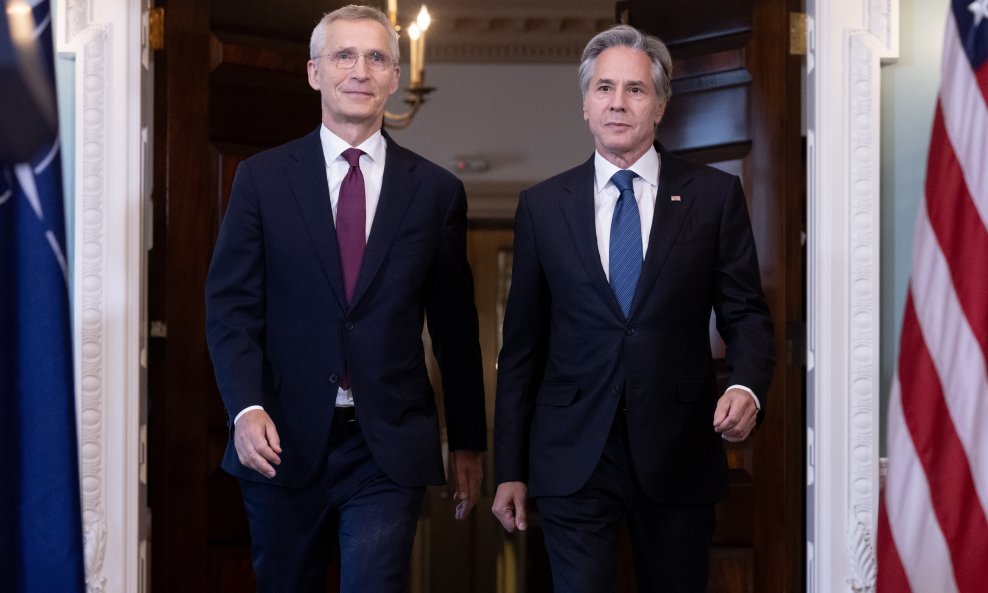 Jens Stoltenberg, glavni tajnik NATO-a i Antony Blinken, američki državni tajnik
