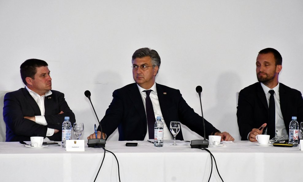 Oleg Butković, Andrej Plenković i Šime Erlić
