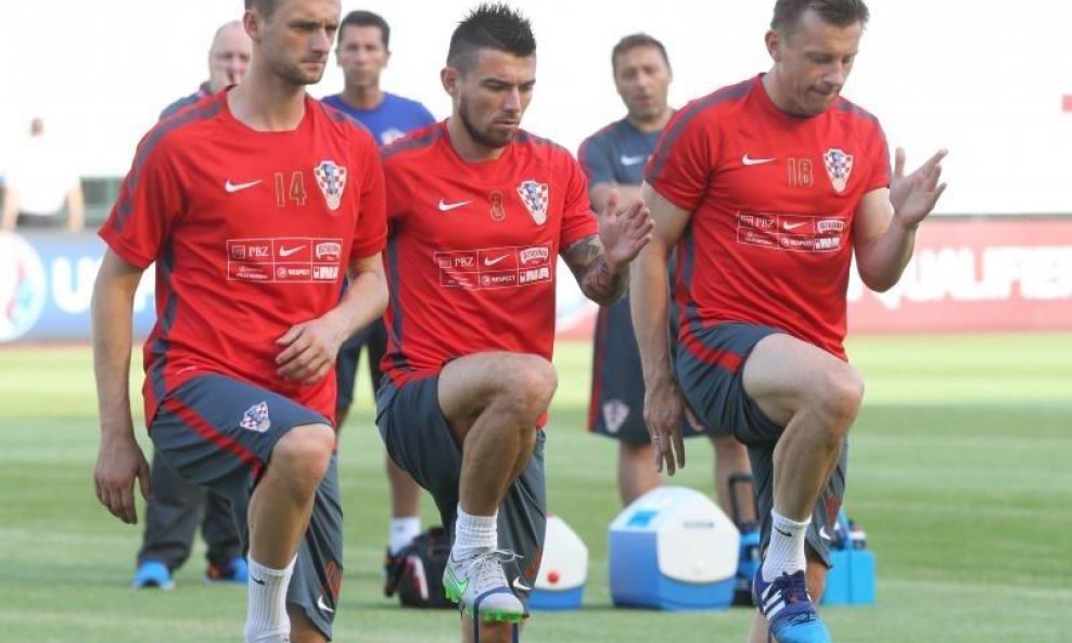 Marcelo Brozović, Danijel Pranjić i Ivica Olić