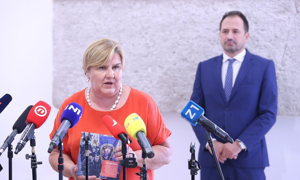 Željka Markić i Igor Peternel
