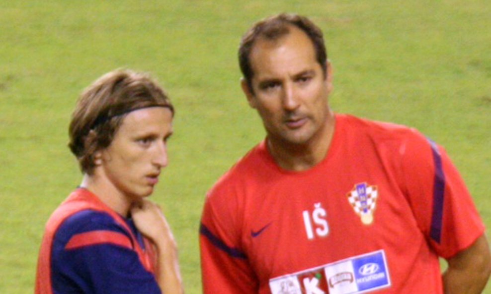 Luka Modrić i Igor Štimac Hrvatska