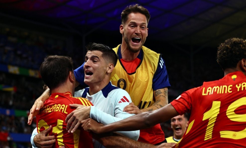 Mikel Oyarzabal, Alvaro Morata, Alex Remiro, Lamine Yamal