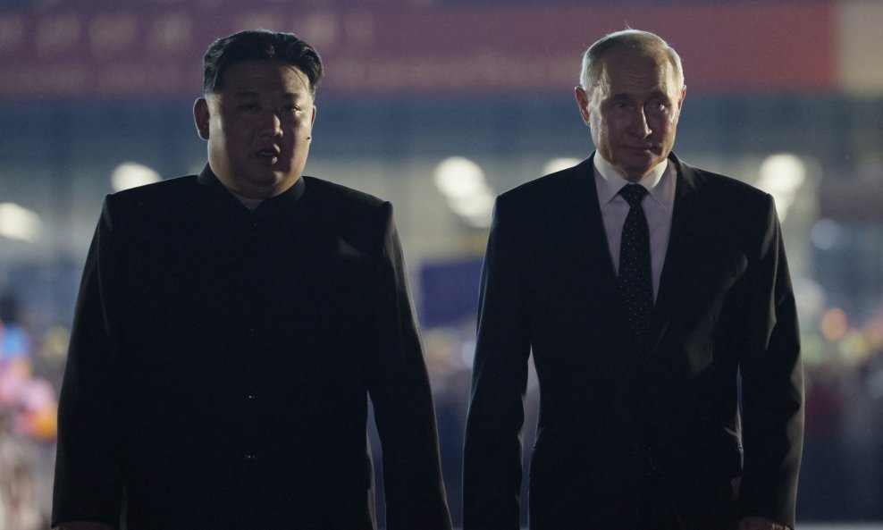 Kim Jong-un i Vladimir Putin