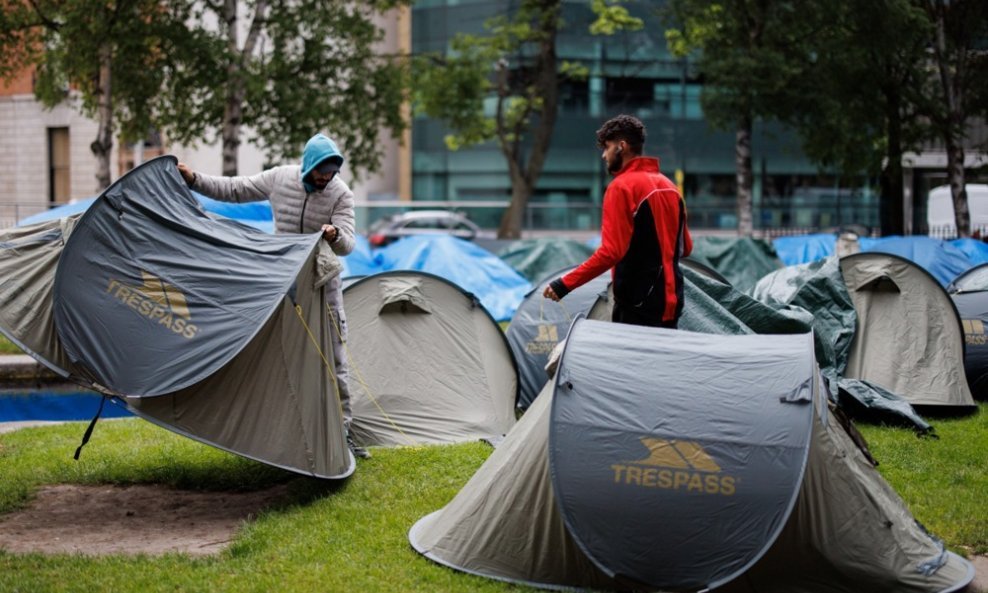 Migranti u središtu Dublina
