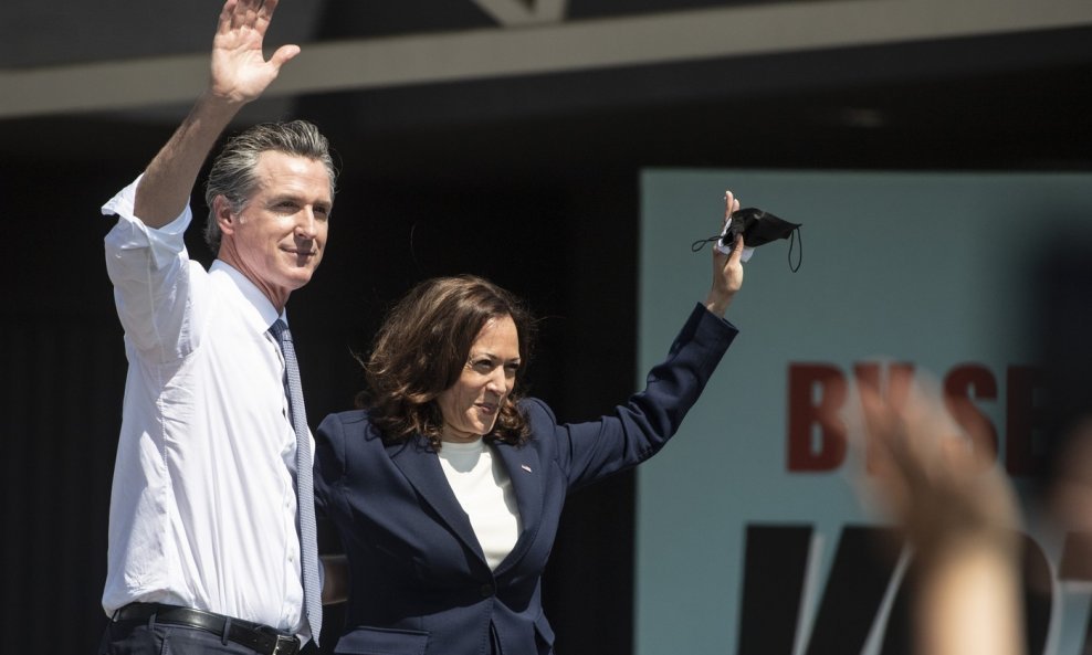 Gavin Newsom i Kamala Harris