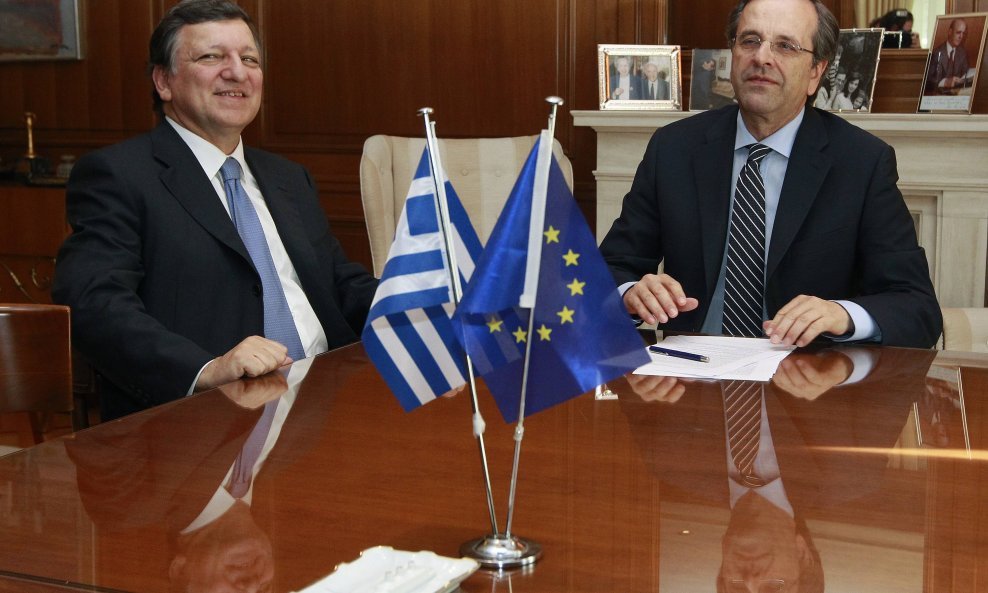Jose Manuel Barroso i grčki premijer Antonis Samaras