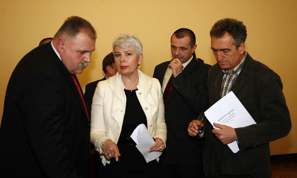 ivan šuker, jadranka kosor, boris pleše