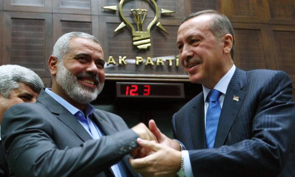 Ismail Hanija i Recep Tayyip Erdogan
