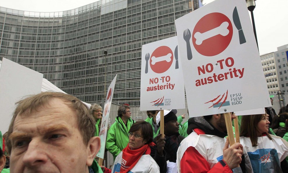 Europski prosvjedi protiv štednje, Bruxelles