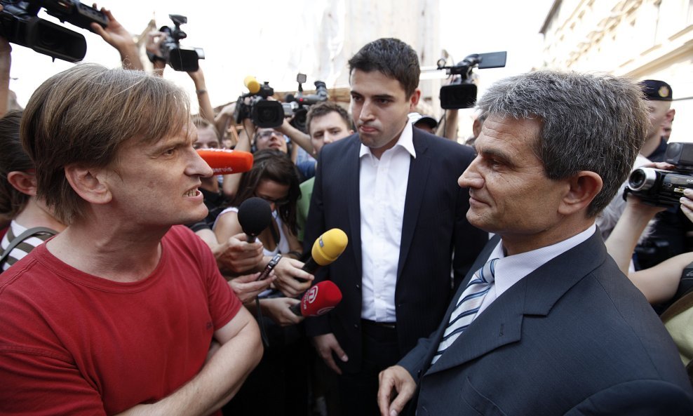 Vili Matula, Davor Bernardić i Boris Šprem u Varšavskoj