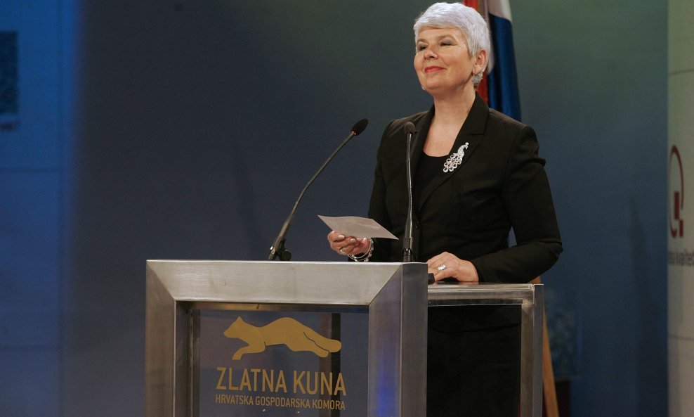 Glinena Jadranka Kosor Zlatna kuna