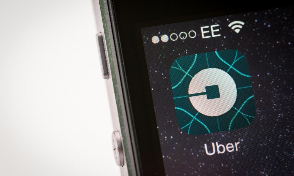 Uber iPhone aplikacija