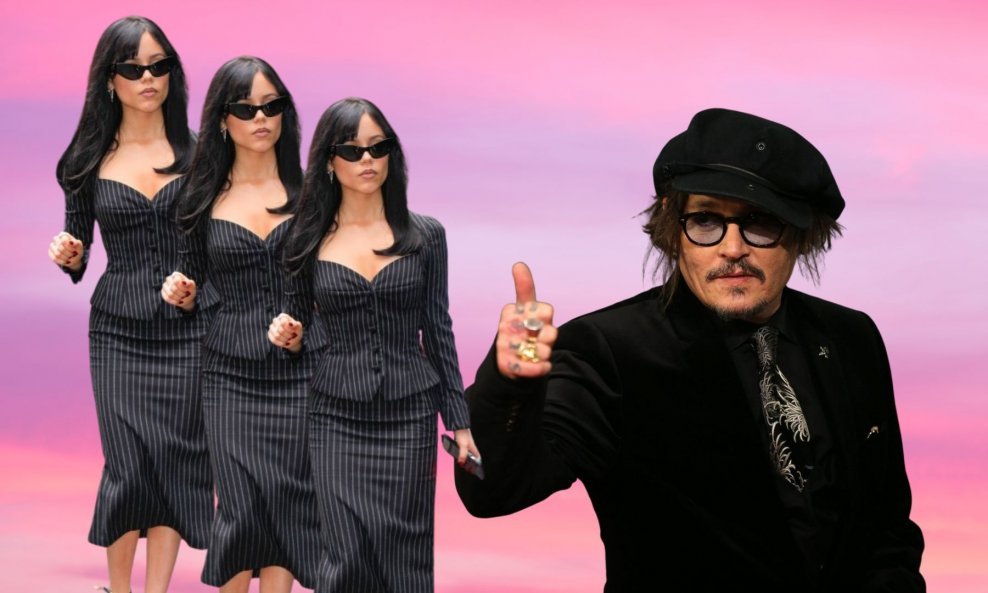 Jenna Ortega i Johnny Depp