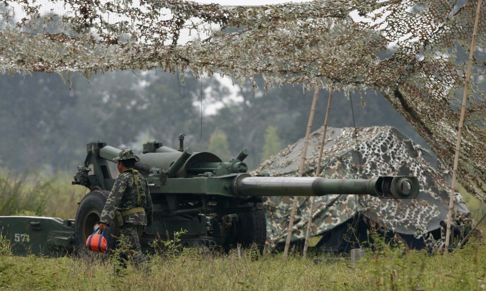 Tajlandski vojnik na granici