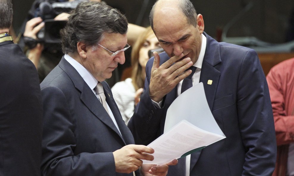 Jose Manuel Barroso i Janez Janša