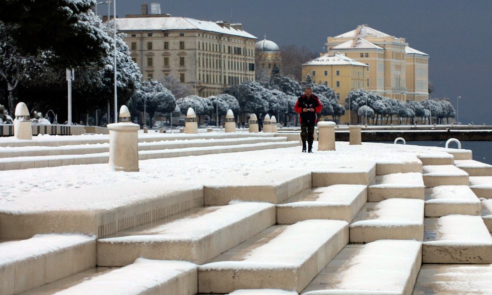 snijeg zadar orgulje