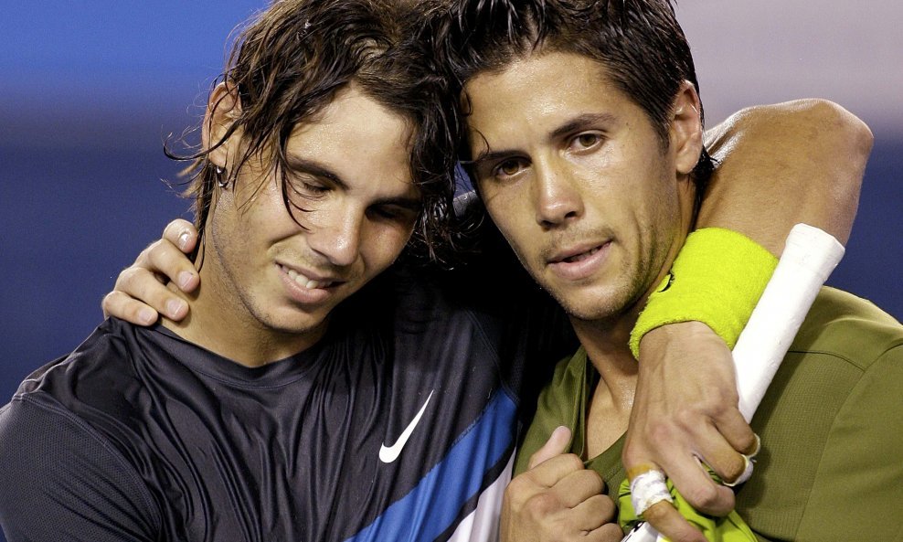 Rafael Nadal i Fernando Verdasco, Australian Open, 2009.