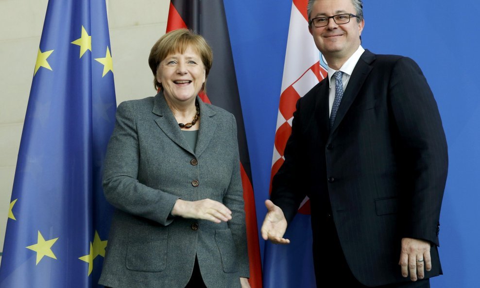 Angela Merkel i Tihomir Orešković