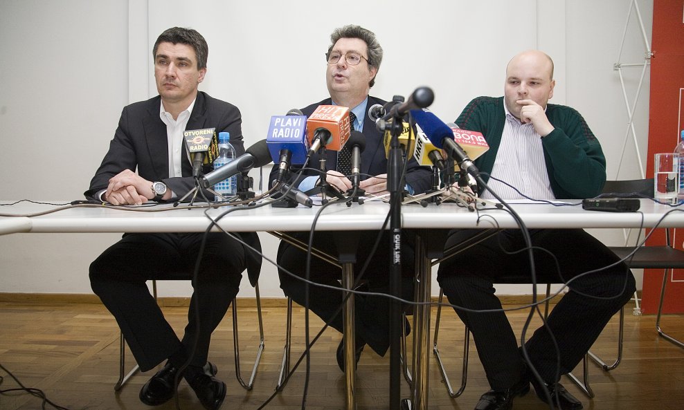 Zoran Milanović, Damir Grubiša i Petar Kurečić