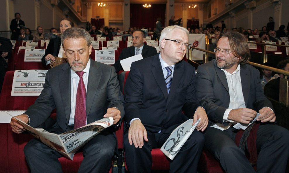 Milan Bandic, Ivo Josipovic i Hrvoje Hribar