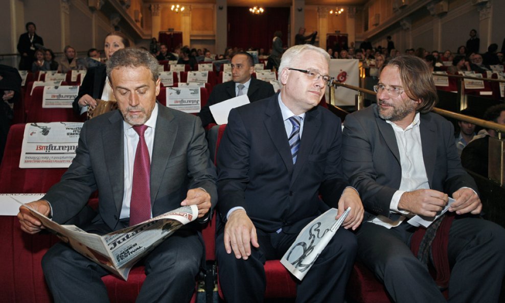 Milan Bandic, Ivo Josipovic i Hrvoje Hribar