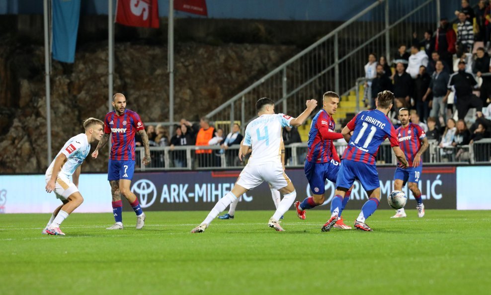 Detalj s derbija Rijeka - Hajduk