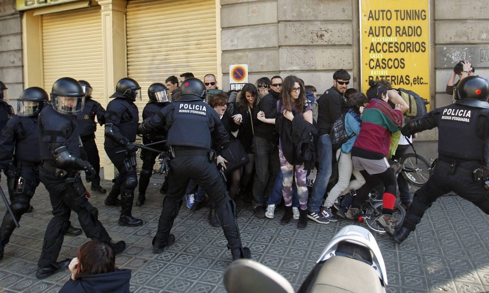 Nasilje na ulicama Barcelone